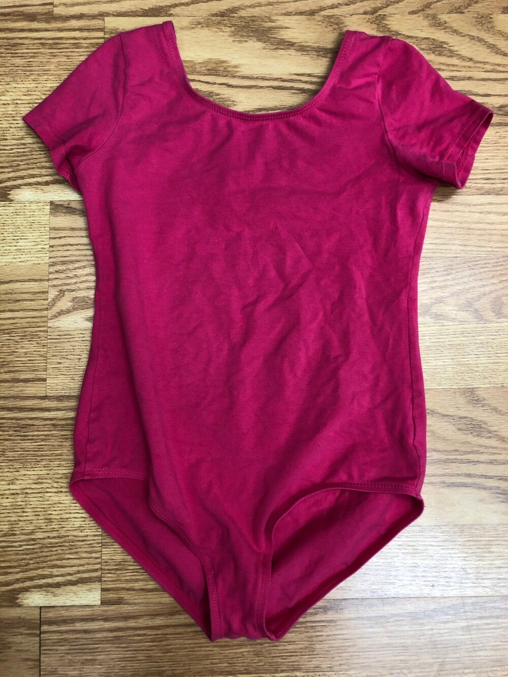 Dance Pre-Owned Leotard 3XL Child Hot Pink Cotton Ballet Tap Jazz
